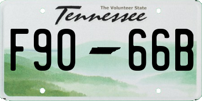 TN license plate F9066B