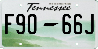 TN license plate F9066J