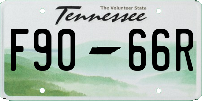 TN license plate F9066R