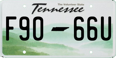 TN license plate F9066U