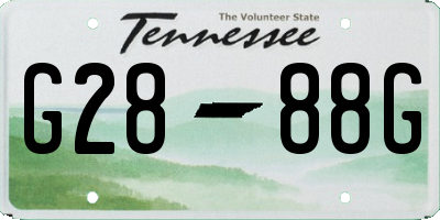 TN license plate G2888G