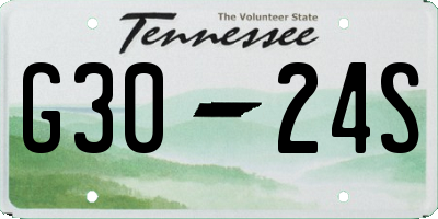 TN license plate G3024S