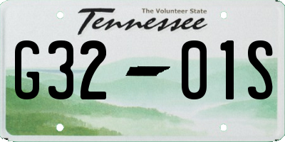 TN license plate G3201S