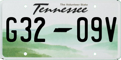 TN license plate G3209V