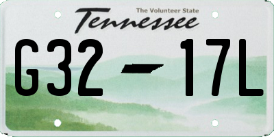 TN license plate G3217L