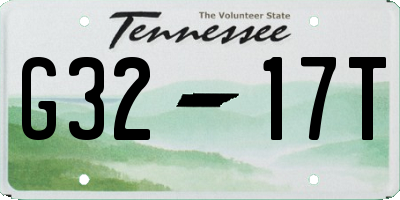 TN license plate G3217T