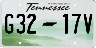 TN license plate G3217V