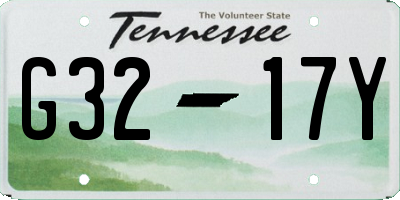 TN license plate G3217Y