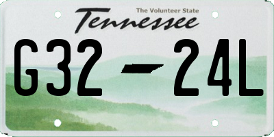 TN license plate G3224L