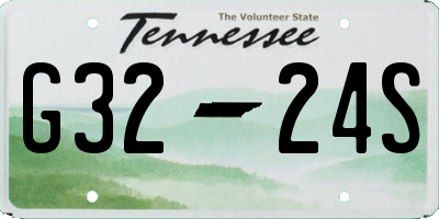 TN license plate G3224S