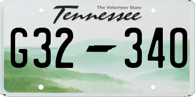 TN license plate G3234O