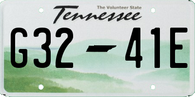 TN license plate G3241E