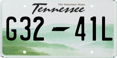 TN license plate G3241L