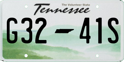 TN license plate G3241S