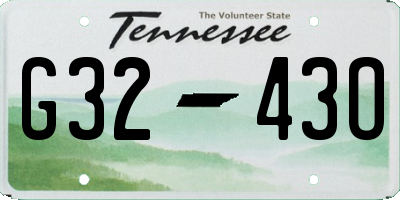 TN license plate G3243O