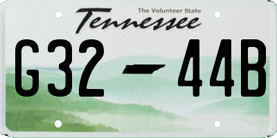 TN license plate G3244B