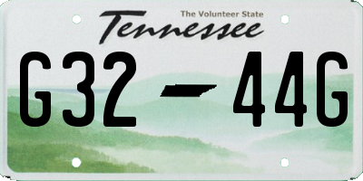 TN license plate G3244G