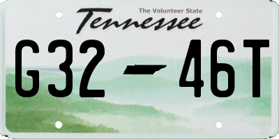 TN license plate G3246T