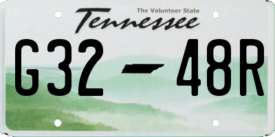 TN license plate G3248R