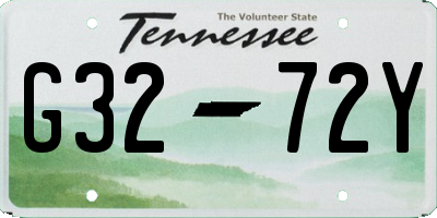 TN license plate G3272Y