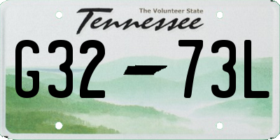 TN license plate G3273L