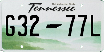 TN license plate G3277L