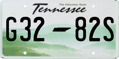 TN license plate G3282S