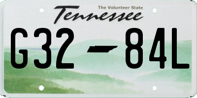 TN license plate G3284L