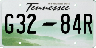 TN license plate G3284R