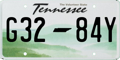 TN license plate G3284Y