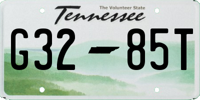 TN license plate G3285T