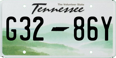 TN license plate G3286Y
