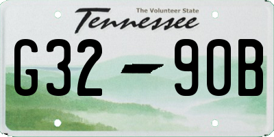 TN license plate G3290B