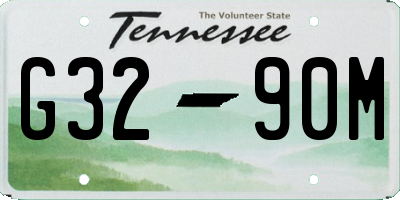 TN license plate G3290M