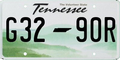 TN license plate G3290R