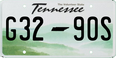 TN license plate G3290S