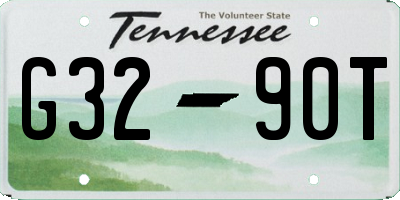 TN license plate G3290T