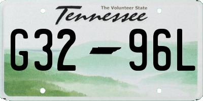 TN license plate G3296L