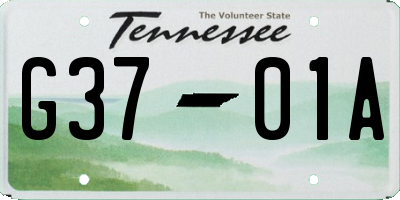 TN license plate G3701A