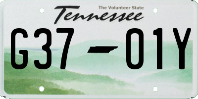 TN license plate G3701Y
