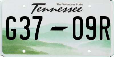 TN license plate G3709R