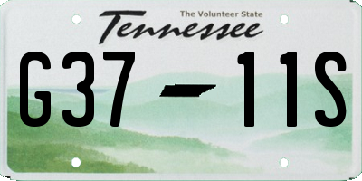 TN license plate G3711S