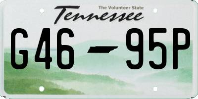 TN license plate G4695P