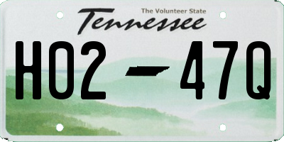 TN license plate H0247Q