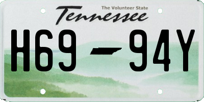 TN license plate H6994Y