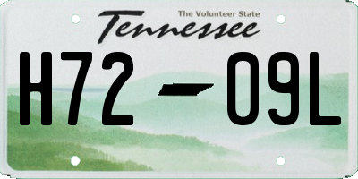 TN license plate H7209L