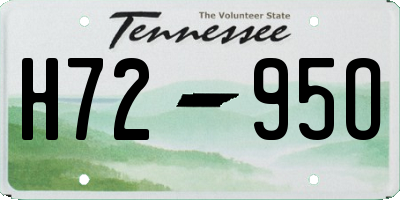 TN license plate H7295O