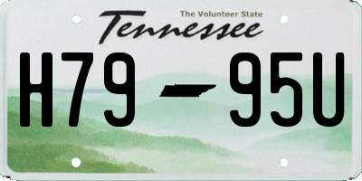 TN license plate H7995U