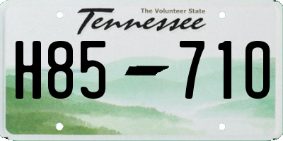 TN license plate H8571O