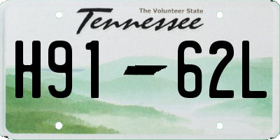 TN license plate H9162L